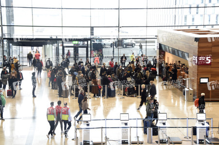 Regelbetrieb am Flughafen Berlin-Brandenburg in Schönefeld