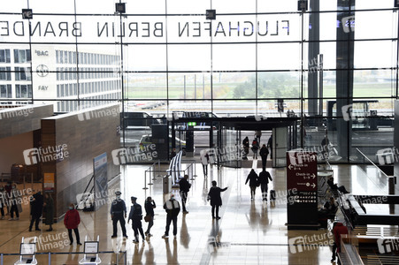 Regelbetrieb am Flughafen Berlin-Brandenburg in Schönefeld