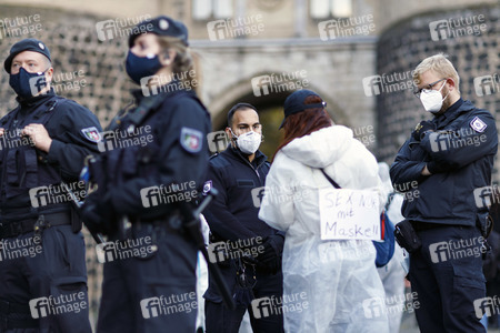 Demonstration gegen die Corona-Maßnahmen in Köln