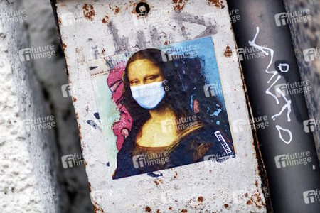 Corona-Sticker von Ursula Düster in Köln