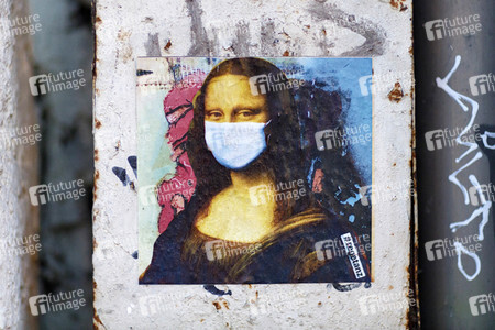 Corona-Sticker von Ursula Düster in Köln