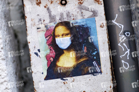 Corona-Sticker von Ursula Düster in Köln