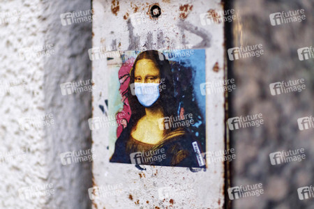 Corona-Sticker von Ursula Düster in Köln