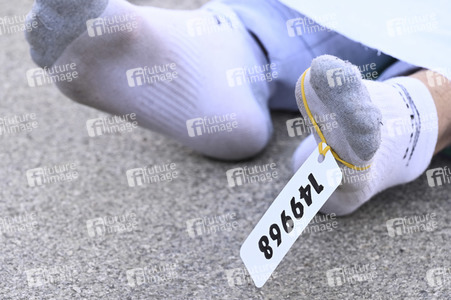 Klimaprotest der Umweltschutzbewegung Extinction Rebellion in Madrid