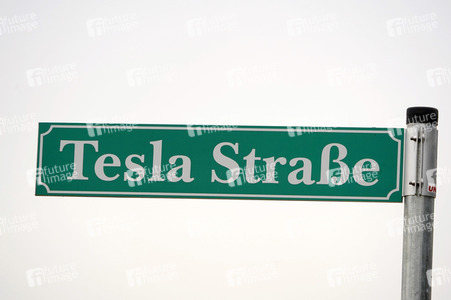 Baustelle der Tesla Gigafactory 4 in Grünheide