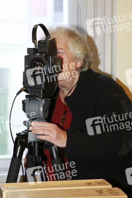 Annik Leroy bei Dreharbeiten in Görlitz