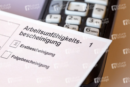 Symbolfoto Krankschreibung per Telefon