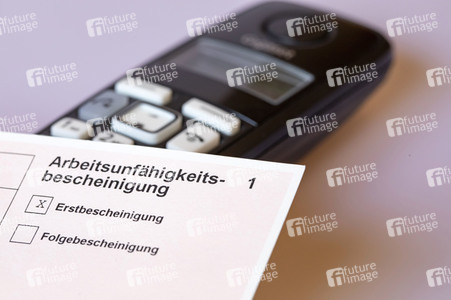Symbolfoto Krankschreibung per Telefon