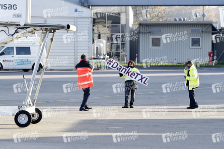 Letzter Abflug vom Flughafen Tegel in Berlin