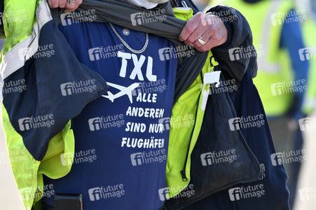 Letzter Abflug vom Flughafen Tegel in Berlin