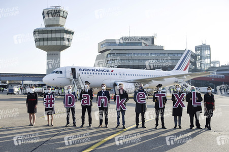 Letzter Abflug vom Flughafen Tegel in Berlin