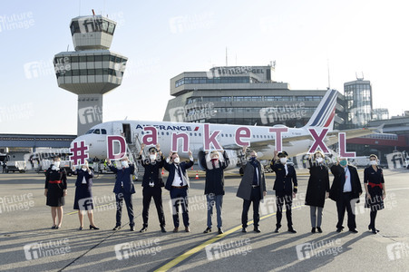 Letzter Abflug vom Flughafen Tegel in Berlin