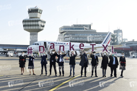 Letzter Abflug vom Flughafen Tegel in Berlin
