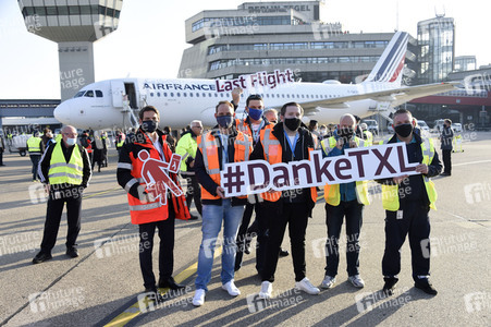 Letzter Abflug vom Flughafen Tegel in Berlin