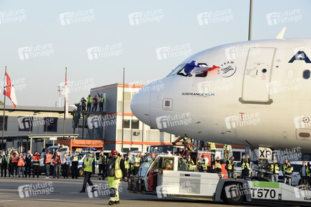 Letzter Abflug vom Flughafen Tegel in Berlin