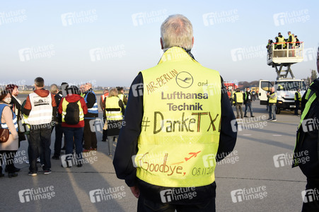 Letzter Abflug vom Flughafen Tegel in Berlin