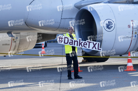 Letzter Abflug vom Flughafen Tegel in Berlin