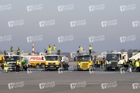 Letzter Abflug vom Flughafen Tegel in Berlin