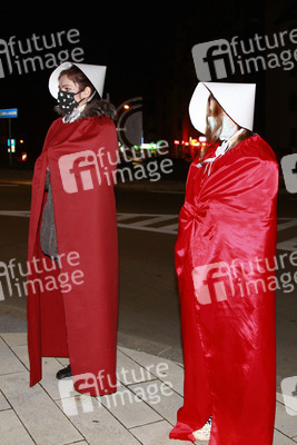 Demonstration gegen das polnische Abtreibungsgesetz in Zgorzelec