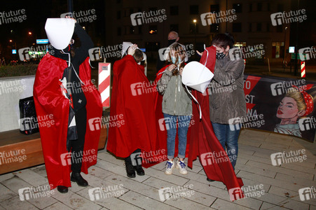 Demonstration gegen das polnische Abtreibungsgesetz in Zgorzelec