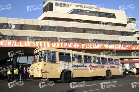 Letzter Abflug vom Flughafen Tegel in Berlin