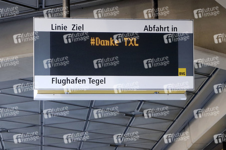 Letzter Abflug vom Flughafen Tegel in Berlin
