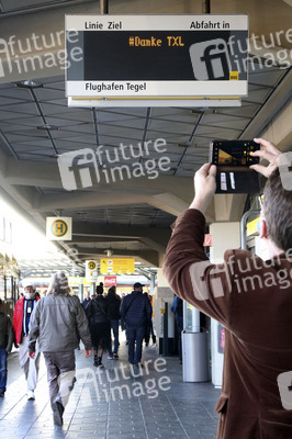 Letzter Abflug vom Flughafen Tegel in Berlin