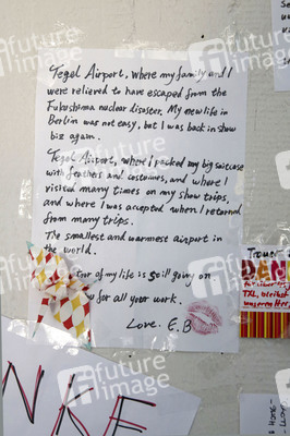 Letzter Abflug vom Flughafen Tegel in Berlin