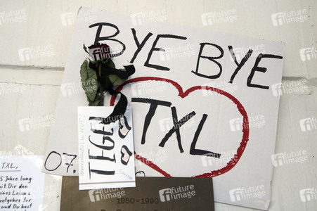 Letzter Abflug vom Flughafen Tegel in Berlin
