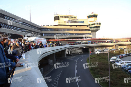 Letzter Abflug vom Flughafen Tegel in Berlin