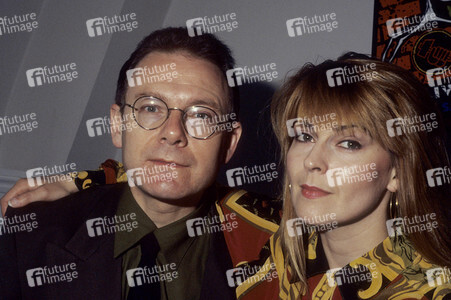 Pressetermin mit Robert Fripp und Toyah Willcox in London