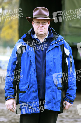 Pressetermin zum Bau eines Zauns zur Eindämmung der Afrikanischen Schweinepest in Krauschwitz