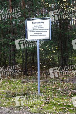 Pressetermin zum Bau eines Zauns zur Eindämmung der Afrikanischen Schweinepest in Krauschwitz