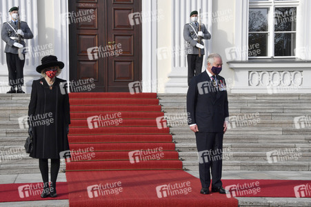 Empfang von Prinz Charles und Herzogin Camilla beim Bundespräsidenten in Berlin