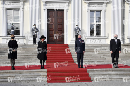 Empfang von Prinz Charles und Herzogin Camilla beim Bundespräsidenten in Berlin