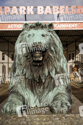 Eintreffen der Lokomotive Emma im Filmpark Babelsberg in Potsdam