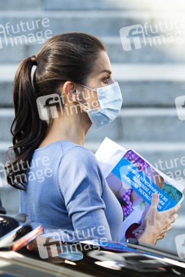 Königin Letizia von Spanien bei einem UNICEF Arbeitstreffen in Madrid