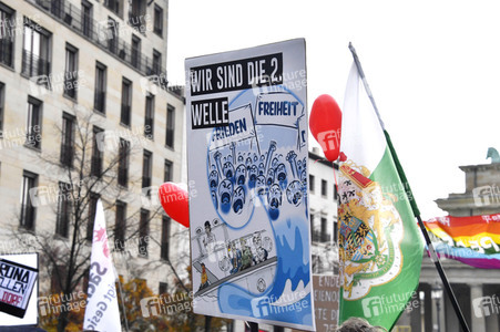 Proteste von Gegnern der Corona-Politik in Berlin