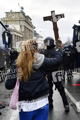 Proteste von Gegnern der Corona-Politik in Berlin