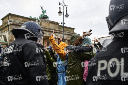 Proteste von Gegnern der Corona-Politik in Berlin