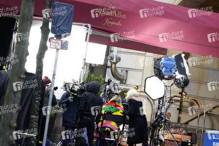 Dreharbeiten 'Germany’s Next Topmodel' in Berlin