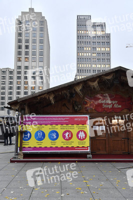 Winterwelt am Potsdamer Platz in Berlin