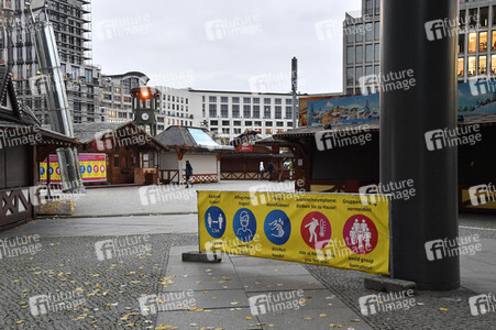 Winterwelt am Potsdamer Platz in Berlin