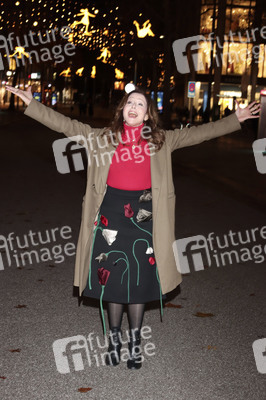 Winterillumination mit Vicky Leandros in Hamburg