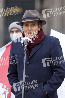 Kundgebung für Demokratie in Belarus in Köln