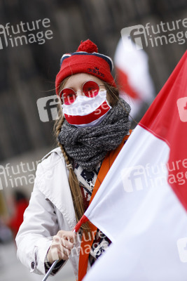 Kundgebung für Demokratie in Belarus in Köln