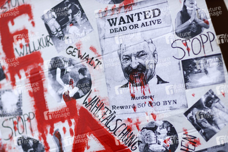 Kundgebung für Demokratie in Belarus in Köln