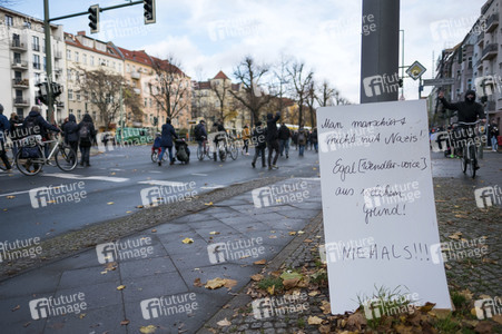 Schweigemarsch gegen Coronamaßnahmen in Berlin