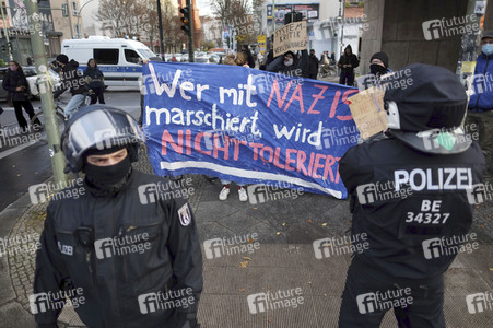 Schweigemarsch gegen Coronamaßnahmen in Berlin
