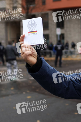 Schweigemarsch gegen Coronamaßnahmen in Berlin